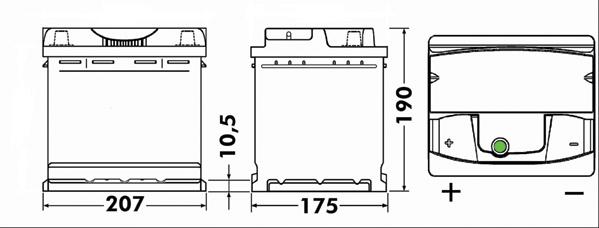 Exide EA531 - Başlanğıc batareyası furqanavto.az