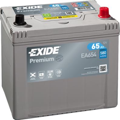 Exide EA654 - Başlanğıc batareyası furqanavto.az