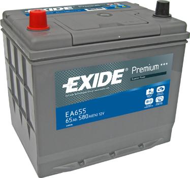 Exide EA655 - Başlanğıc batareyası furqanavto.az