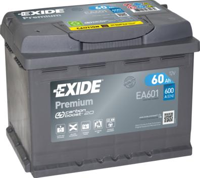 Exide EA601 - Başlanğıc batareyası furqanavto.az