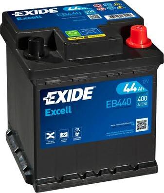 Exide EB440 - Başlanğıc batareyası furqanavto.az