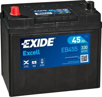 Exide EB455 - Başlanğıc batareyası furqanavto.az