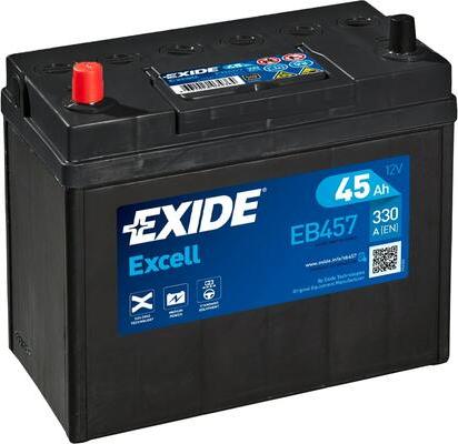 Exide EB457 - Başlanğıc batareyası furqanavto.az