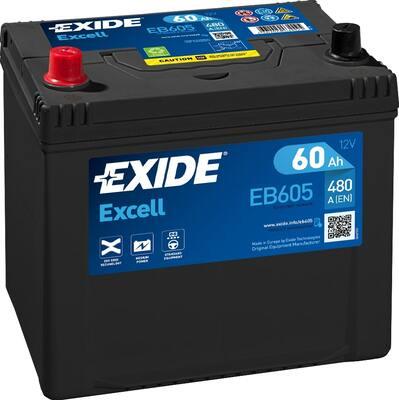 Exide EB605 - Başlanğıc batareyası furqanavto.az