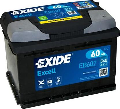 Exide EB602 - Başlanğıc batareyası furqanavto.az