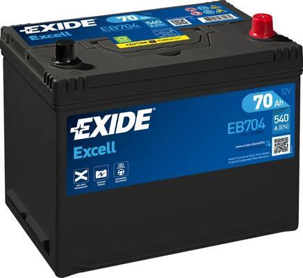 Exide EB704 - Başlanğıc batareyası furqanavto.az