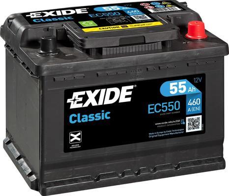 Exide EC550 - Başlanğıc batareyası furqanavto.az