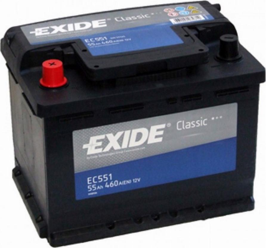 Exide EC551 - Başlanğıc batareyası furqanavto.az