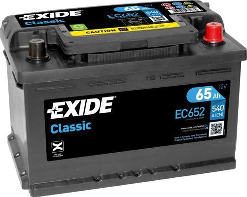 Exide EC652 - Başlanğıc batareyası furqanavto.az