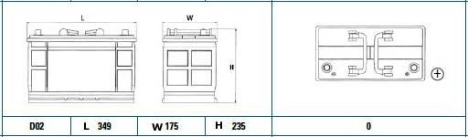 Exide EG1102 - Başlanğıc batareyası furqanavto.az