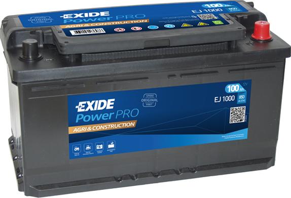 Exide EJ1000 - Başlanğıc batareyası furqanavto.az