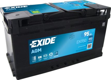 Exide EK950 - Başlanğıc batareyası furqanavto.az