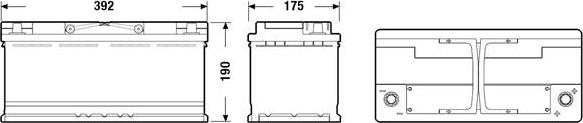 Exide EK1050 - Başlanğıc batareyası furqanavto.az