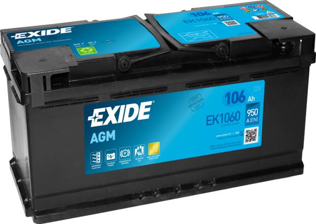 Exide EK1060 - Başlanğıc batareyası furqanavto.az