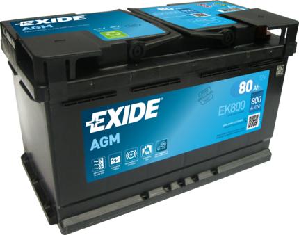 Exide EK800 - Başlanğıc batareyası furqanavto.az