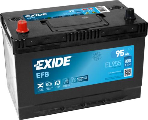 Exide EL955 - Başlanğıc batareyası furqanavto.az