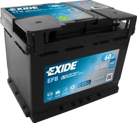 Exide EL600 - Başlanğıc batareyası furqanavto.az