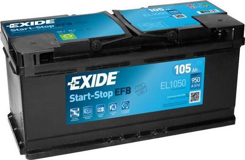 Exide EL1050 - Başlanğıc batareyası furqanavto.az