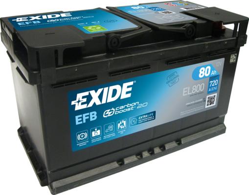 Exide EL800 - Başlanğıc batareyası furqanavto.az