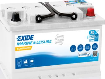 Exide ET550 - Başlanğıc batareyası furqanavto.az