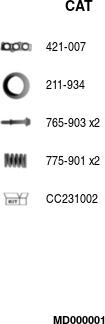 FA1 MD000001 - Manifold Katalitik Konvertor furqanavto.az