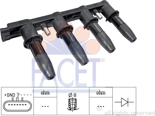 FACET 9.6445 - Alovlanma bobini furqanavto.az