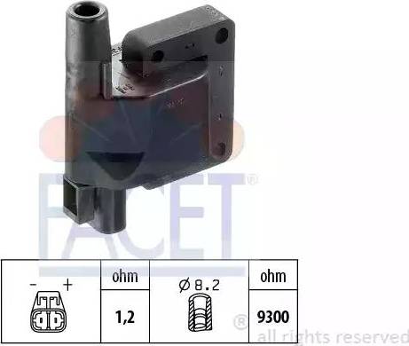 FACET 9.6121 - Alovlanma bobini furqanavto.az