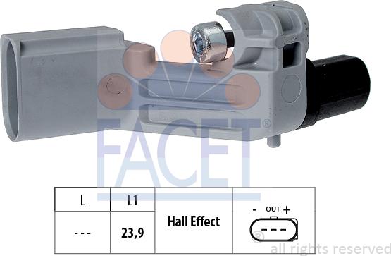 FACET 9.0464 - Sensor, krank mili nəbzi furqanavto.az