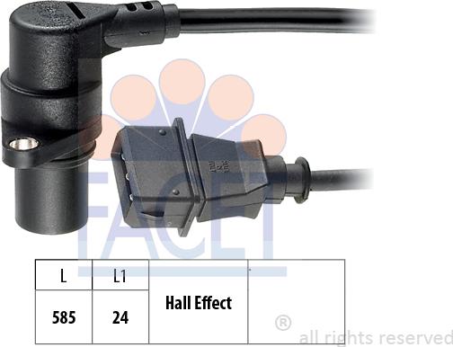 FACET 9.0082 - Sensor, krank mili nəbzi furqanavto.az