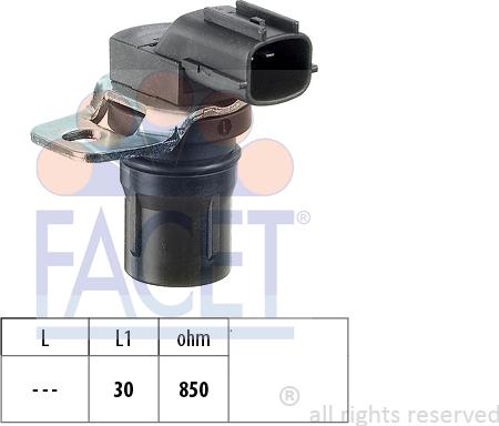 FACET 9.0322 - RPM Sensor, avtomatik transmissiya furqanavto.az