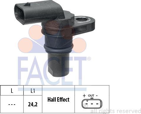 FACET 9.0793 - Sensor, eksantrik mili mövqeyi furqanavto.az