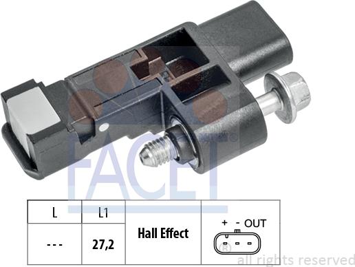 FACET 9.0789 - Sensor, krank mili nəbzi furqanavto.az