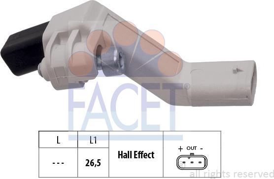 FACET 9.0772 - Sensor, krank mili nəbzi furqanavto.az