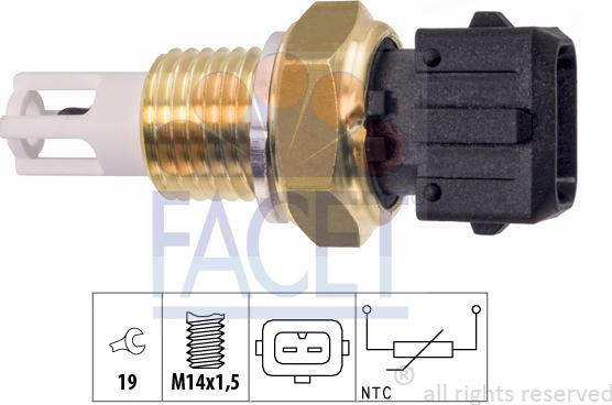 FACET 10.4016 - Sensor, giriş havasının temperaturu furqanavto.az