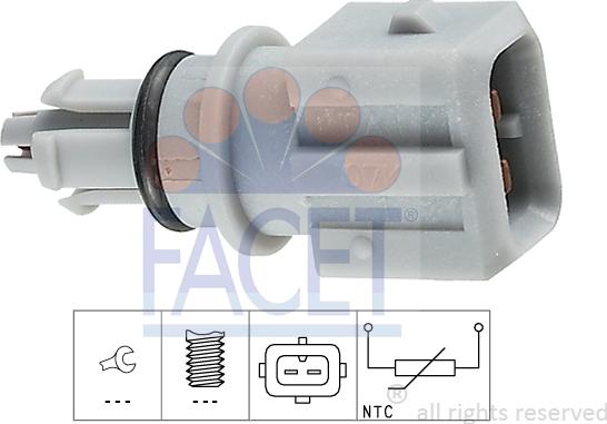 FACET 10.4012 - Sensor, giriş havasının temperaturu furqanavto.az