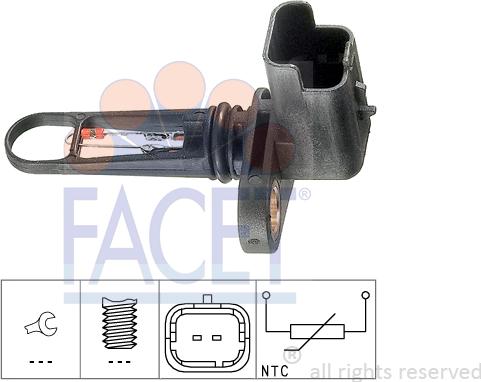 FACET 10.4021 - Sensor, giriş havasının temperaturu www.furqanavto.az