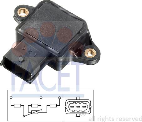 FACET 10.5086 - Sensor, tənzimləyici mövqeyi www.furqanavto.az