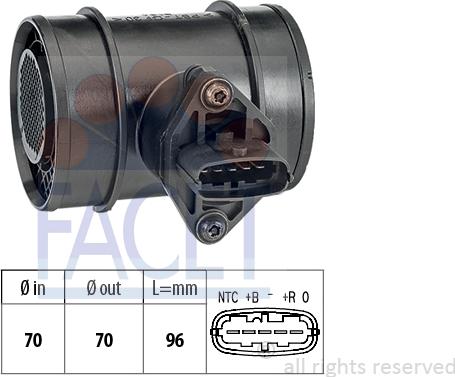 FACET 10.1289 - Hava Kütləsi Sensoru furqanavto.az