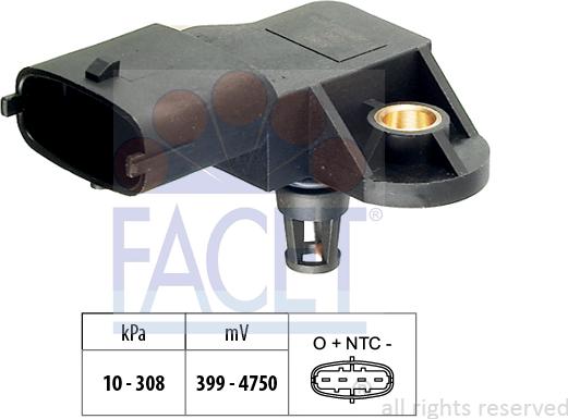 FACET 10.3410 - Sensor, təzyiqi artırın furqanavto.az