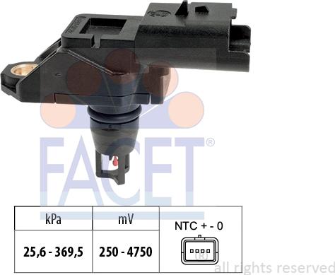 FACET 10.3328 - Hava Təzyiq Sensoru, hündürlüyə uyğunlaşma furqanavto.az