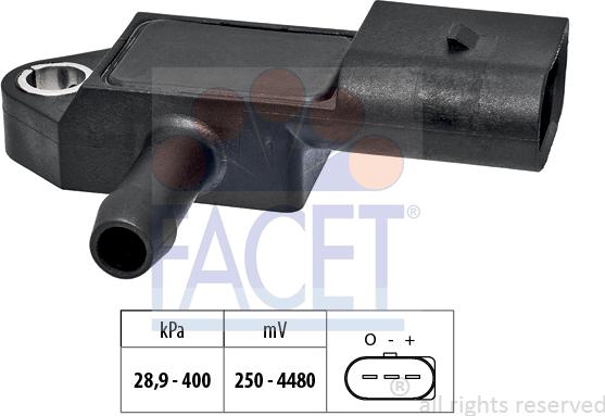 FACET 10.3327 - Hava Təzyiq Sensoru, hündürlüyə uyğunlaşma www.furqanavto.az