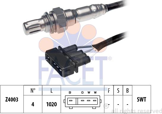 FACET 10.7034 - Lambda Sensoru furqanavto.az