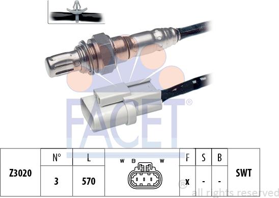 FACET 10.7398 - Lambda Sensoru furqanavto.az