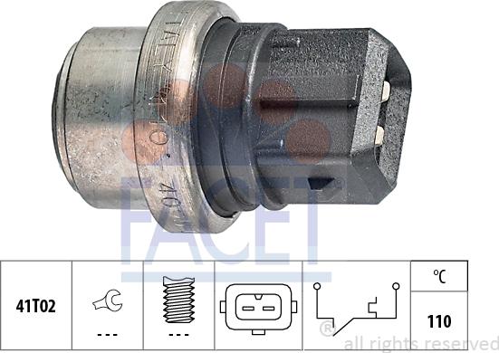 FACET 7.4095 - Sensor, soyuducu suyun temperaturu furqanavto.az