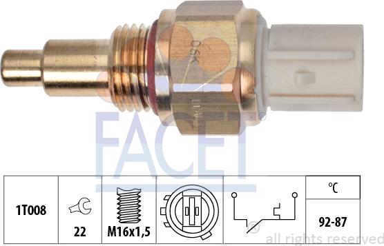 FACET 7.5050 - Temperatur açarı, radiator/kondisioner ventilyatoru furqanavto.az