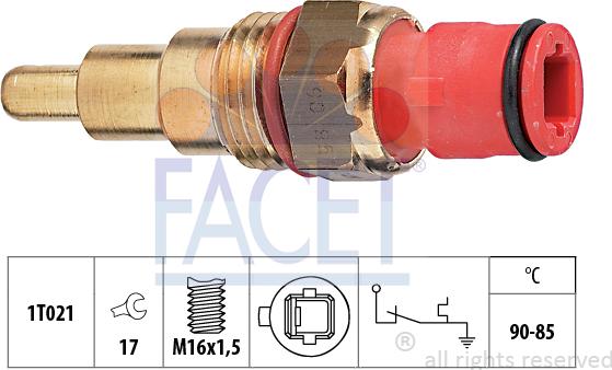 FACET 7.5070 - Temperatur açarı, radiator/kondisioner ventilyatoru furqanavto.az