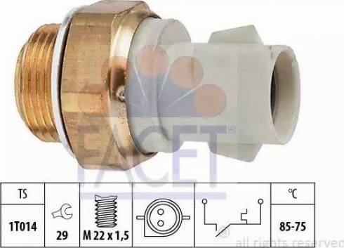 FACET 7.5130 - Temperatur açarı, radiator/kondisioner ventilyatoru furqanavto.az