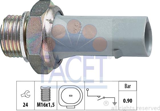 FACET 7.0150 - Göndərən vahid, yağ təzyiqi furqanavto.az