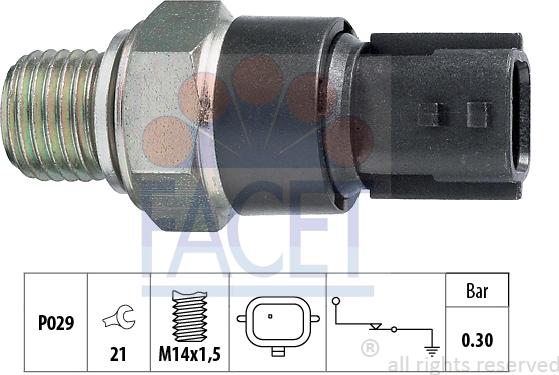 FACET 7.0181 - Göndərən vahid, yağ təzyiqi furqanavto.az