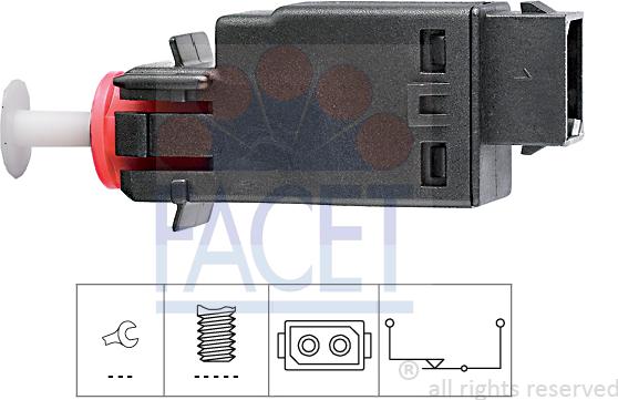 FACET 7.1058 - Əyləc işığı açarı www.furqanavto.az